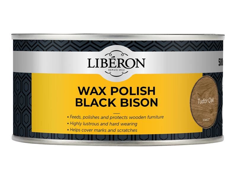 Liberon Cera em Pasta Black Bison - Carvalho Tudor 500ml