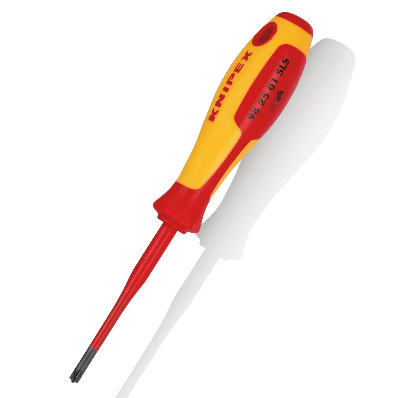 Knipex VDE 슬림 포지드라이브 스크루드라이버, PZ/S 2, 1000V, 212mm