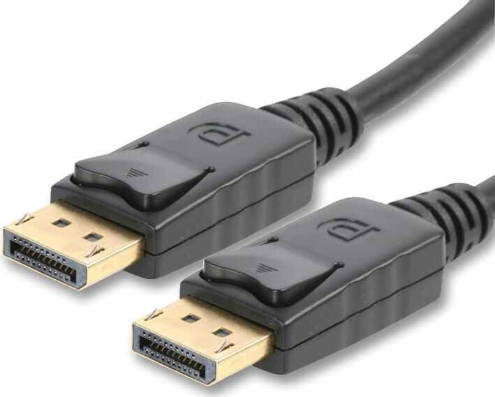 Pro Signal DisplayPort 1.2 Kabel, Male naar Male, 0.5m, Zwart