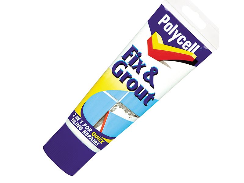 Polycell Fix & Grout Tube, Waterproof, White, 330g