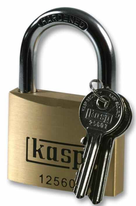 Kasp Security Brass Padlock, Keyed Alike, 60mm Width