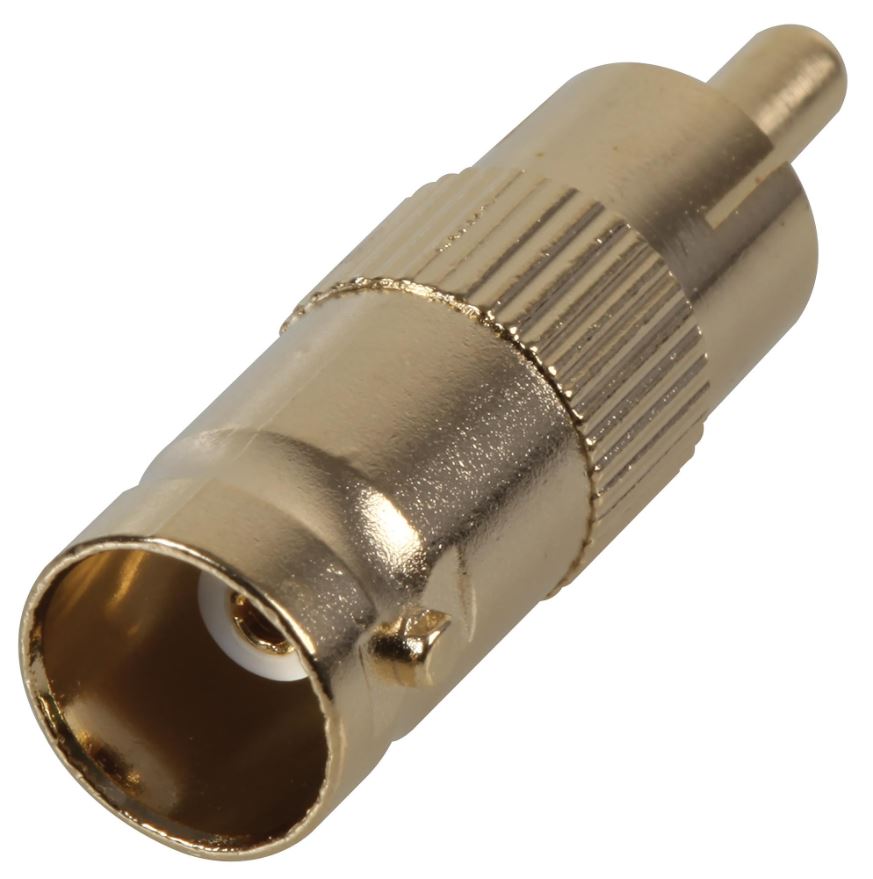 PRO SIGNAL - BNC Buchse auf Phono-Stecker, vergoldet