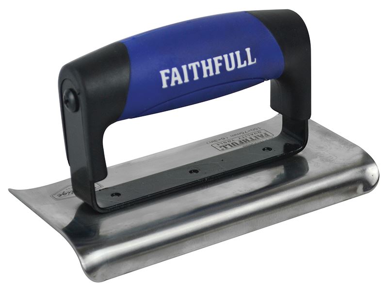 Faithfull Prestige Randtroffel, RVS, 15 x 7,5 cm