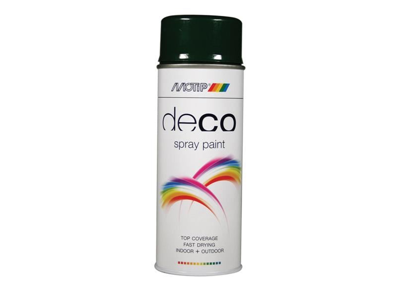 MOTIP® Deco-Sprühfarbe Hochglanz RAL 6009 Tannengrün 400ml