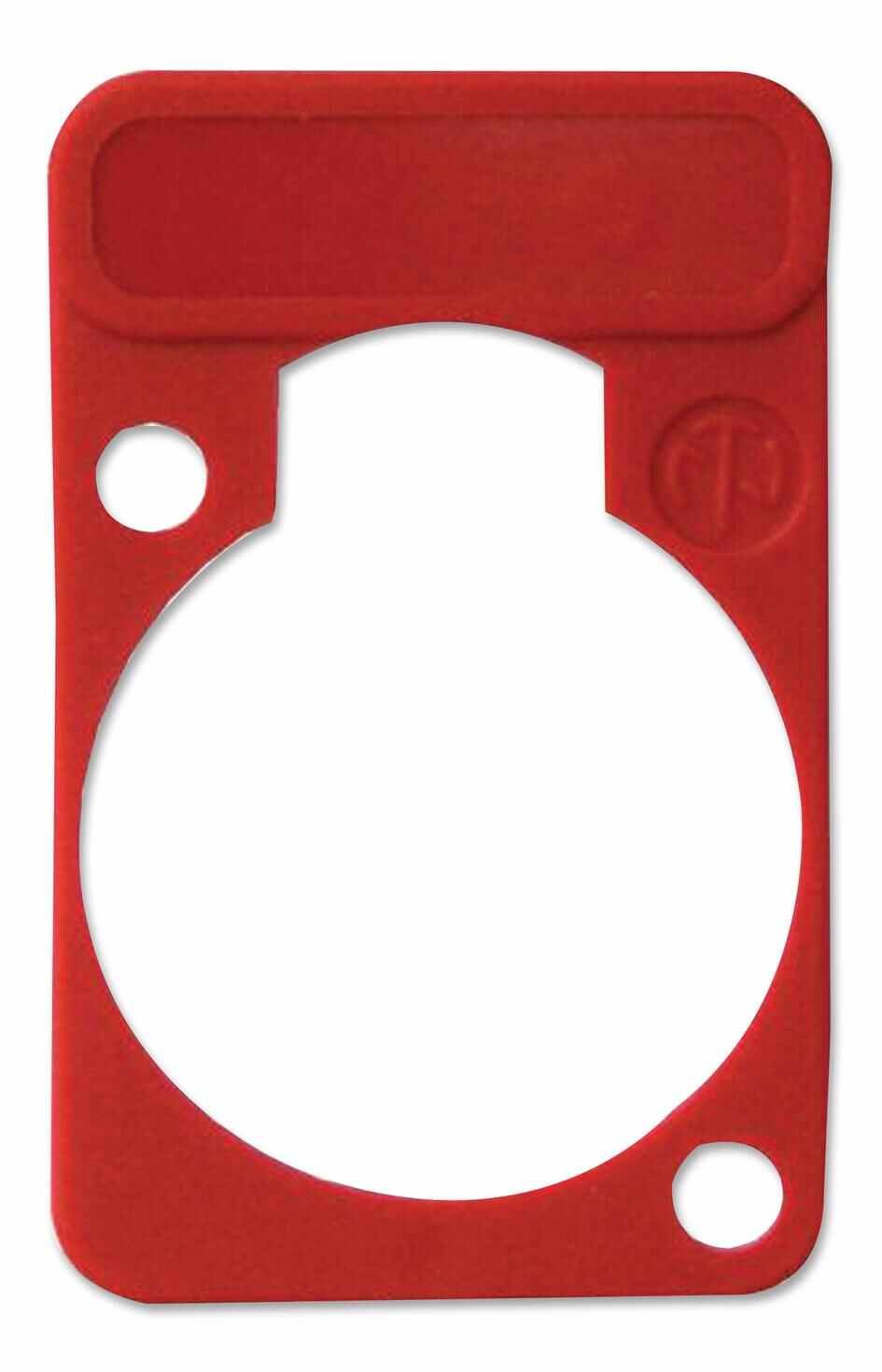 NEUTRIK D-sub Behuizingplaat, Rood