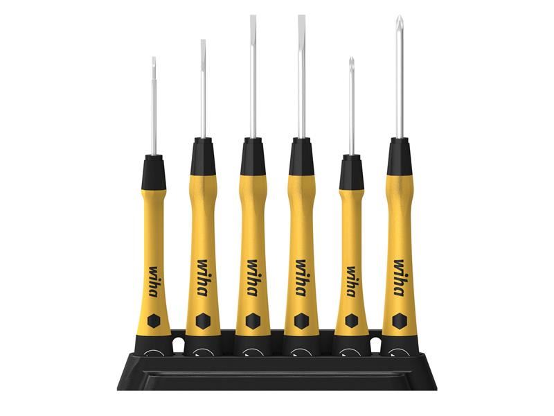 Wiha PicoFinish SL/PH Fine ESD Screwdriver Set, 7-Piece