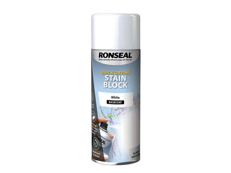 Ronseal - Semburan Penyekat Noda Kering Pantas Warna Putih 400ml