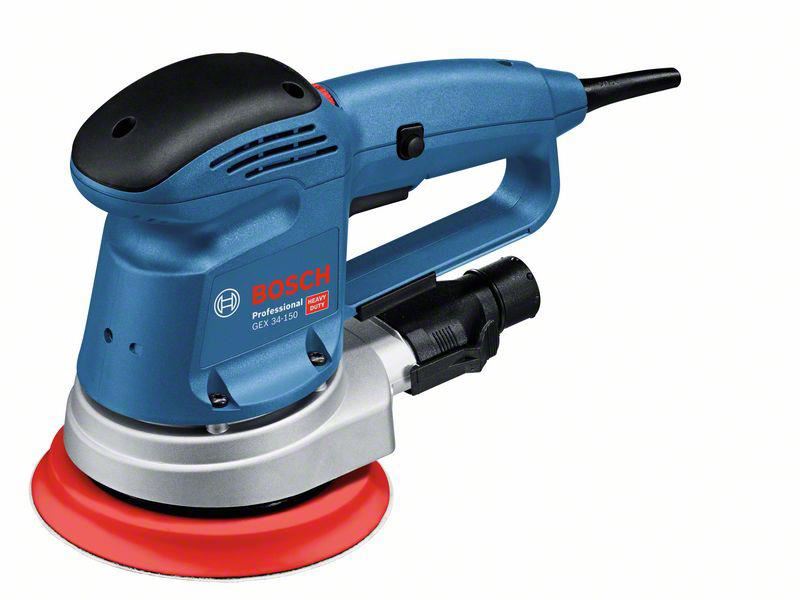 Bosch GEX 34-150 Professional Random Orbital Sander, 150mm, 340W