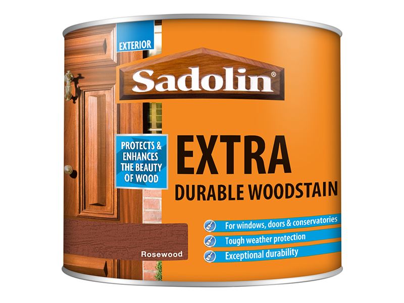 Sadolin Extra Ανθεκτικό Βερνίκι Ξύλου, Rosewood, 500ml