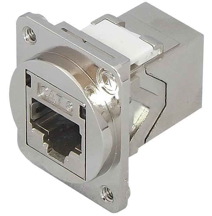 TUK シールド Cat6 スルーカプラー RJ45メス to メス