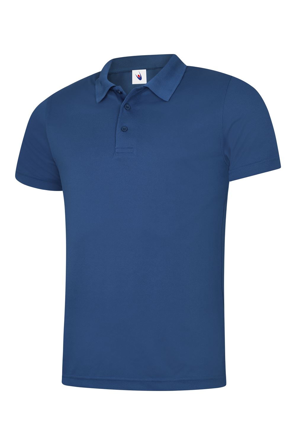 Uneek Men's Super Cool Workwear Polo Shirt - Polyester, Royal, Size M