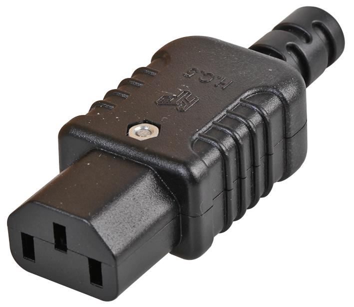 PRO ELEC 재배선 가능 인라인 IEC C13 소켓 (10A 250V)