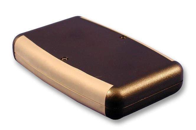 HAMMOND Caixa Portátil ABS Preta com Pegada Cinza, 147x89x24mm