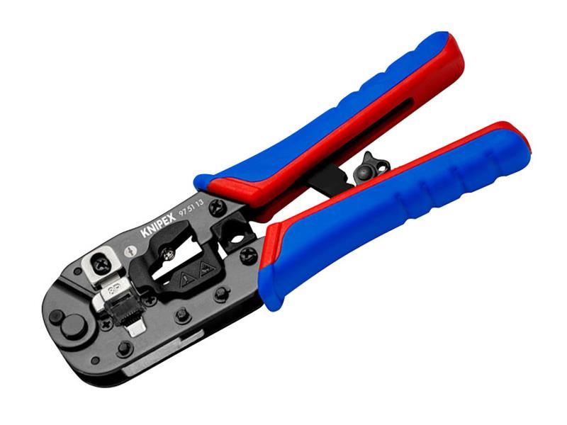 Knipex Crimping Pliers for RJ45 Western Plugs, 190mm