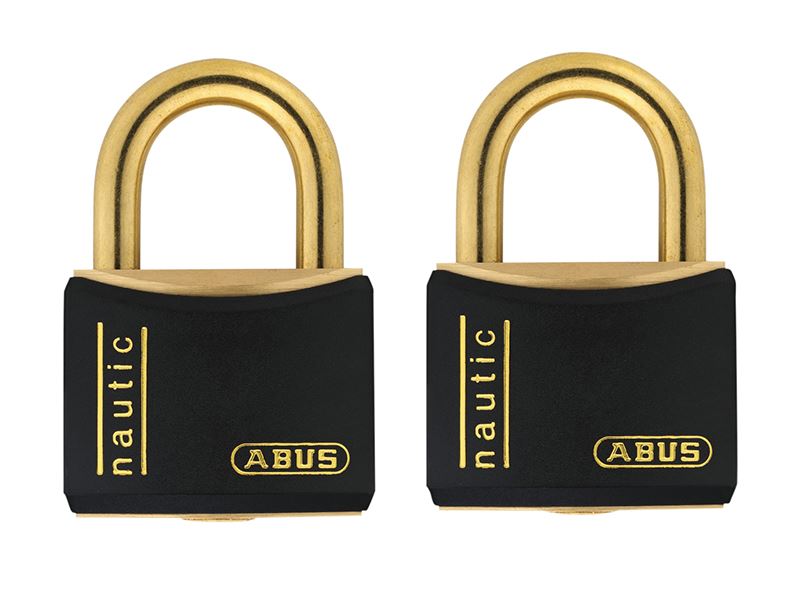 ABUS T84MB/40毫米 黑色防銹掛鎖 雙裝卡裝