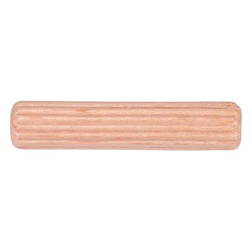 Timco Wooden Dowels, Beech, 8.0mm x 40mm, Pack of 10