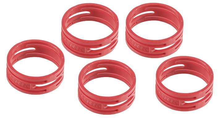 Neutrik Coding Rings, Red, 5 Pack