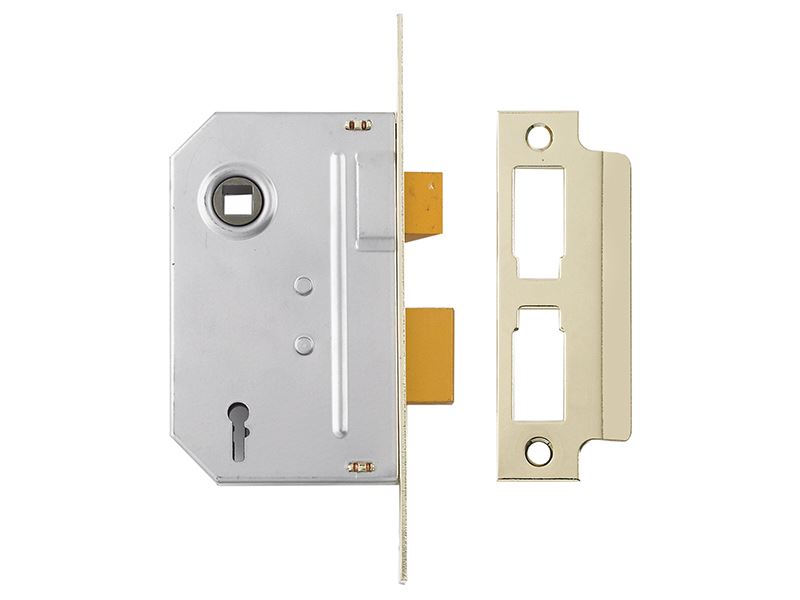 Yale PM246 2 Lever Mortice Sashlock, Polished Chrome, 80mm