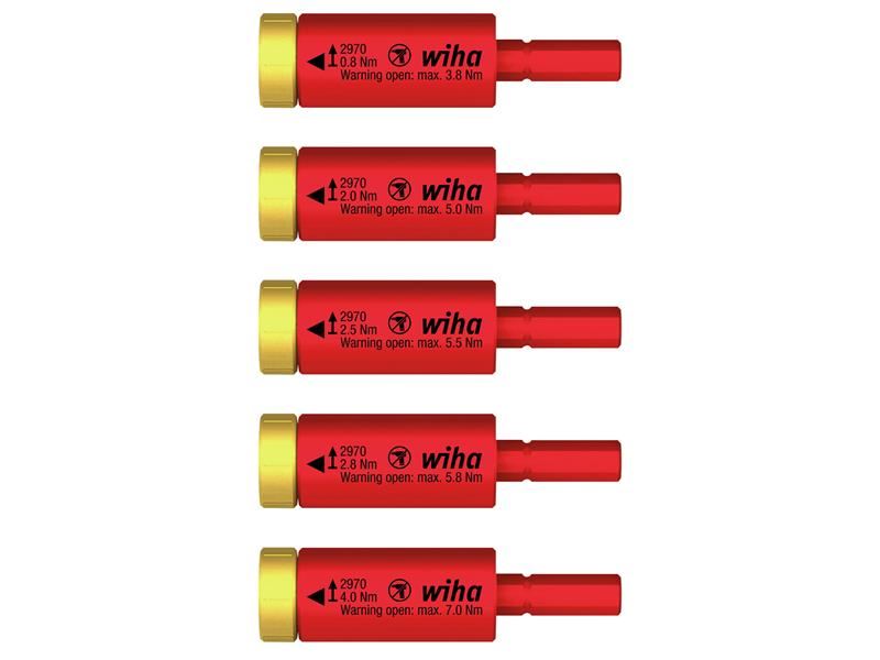 Wiha electric easyTorque Adapter Set, 5-Piece