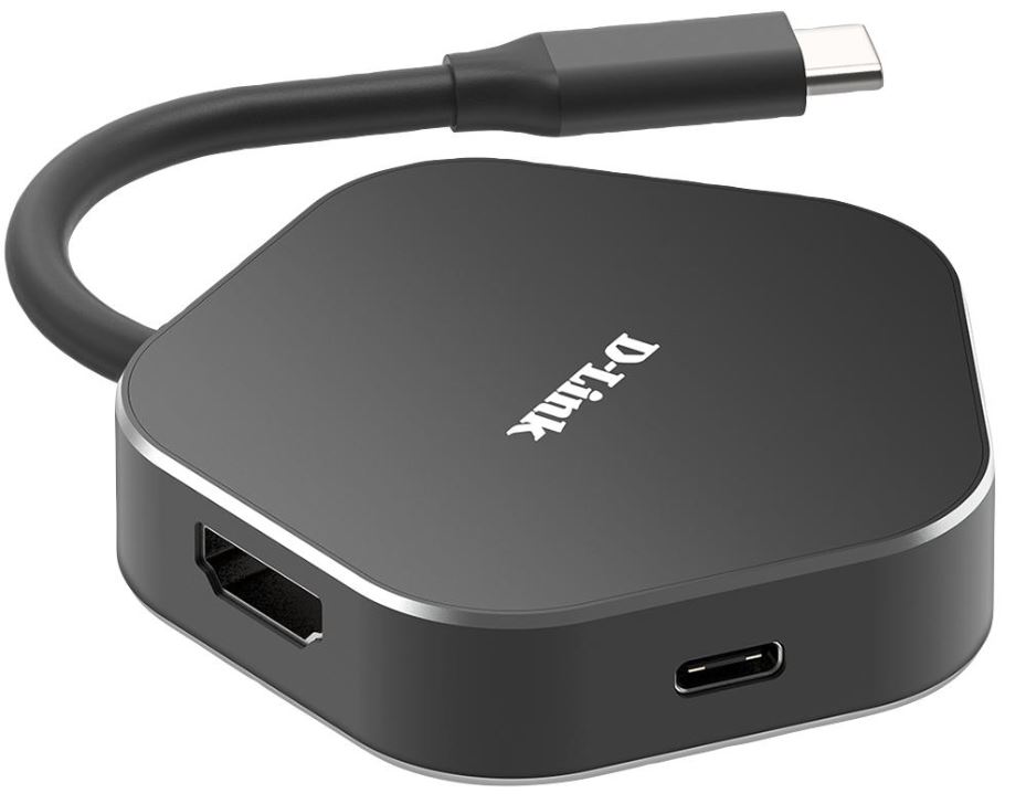 D-LINK USB-C Multiport Hub with HDMI & 60W Power Delivery