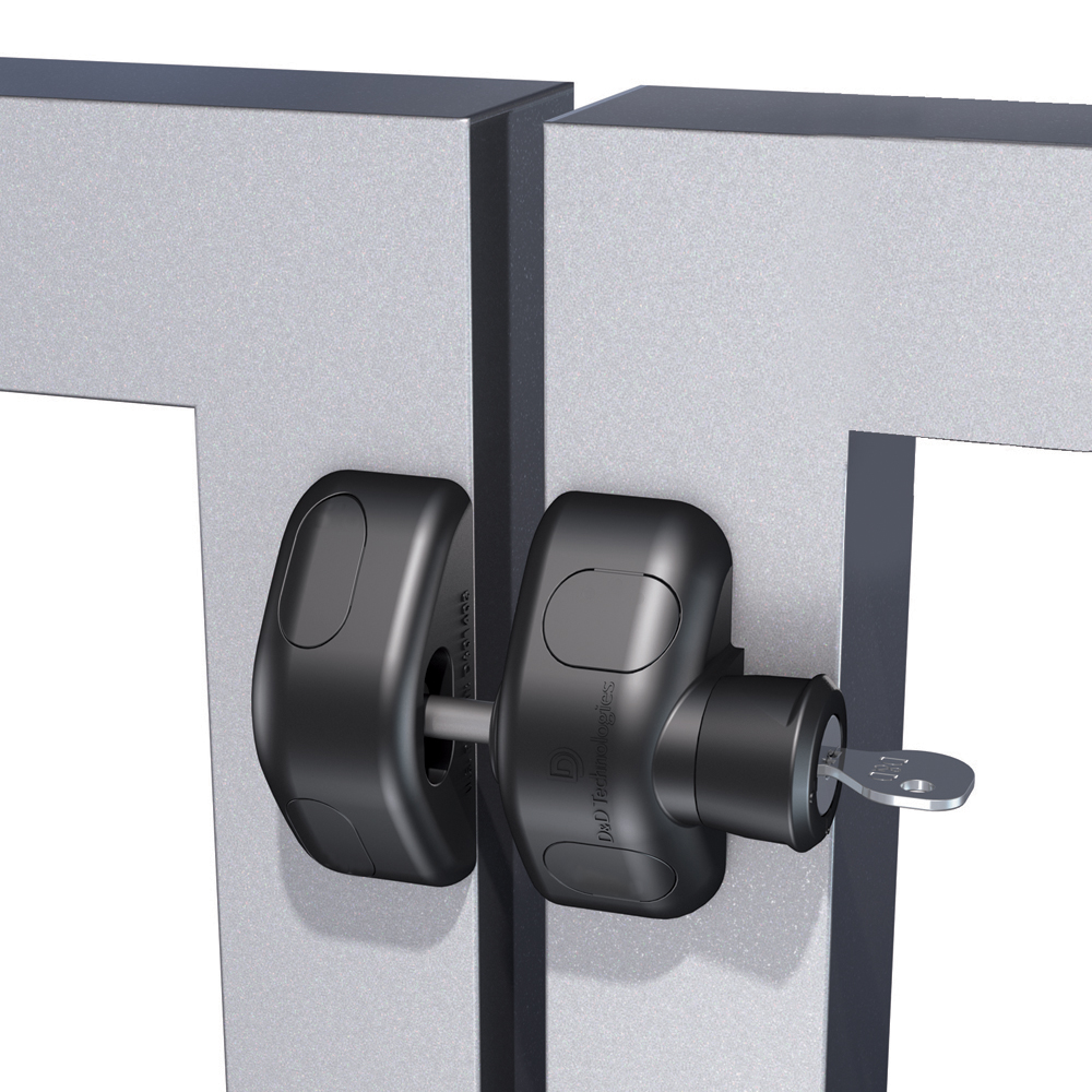 D&D Magnalatch® Zijtrekker, Magnetische Grendel, 10mm Verstelling