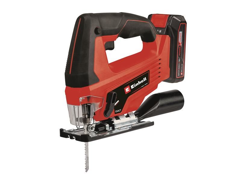 Einhell TC-JS 18 Li Power X-Change Scie sauteuse sans fil, 18V, 2,5Ah Li-ion