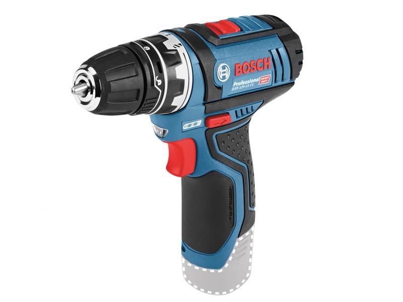 Bosch GSR 12V-15 FC Pro FlexiClick Κατσαβιδάκι-Τρυπάνι, 12V χωρίς μπαταρία