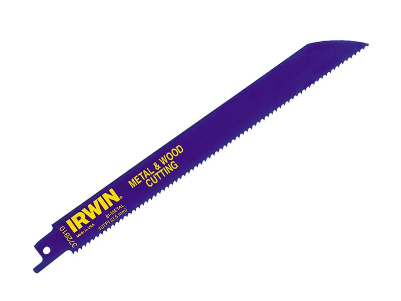 IRWIN 810R Sabeerzaagblad - Voor Metaal & Hout, 200mm (Verpakking van 25)
