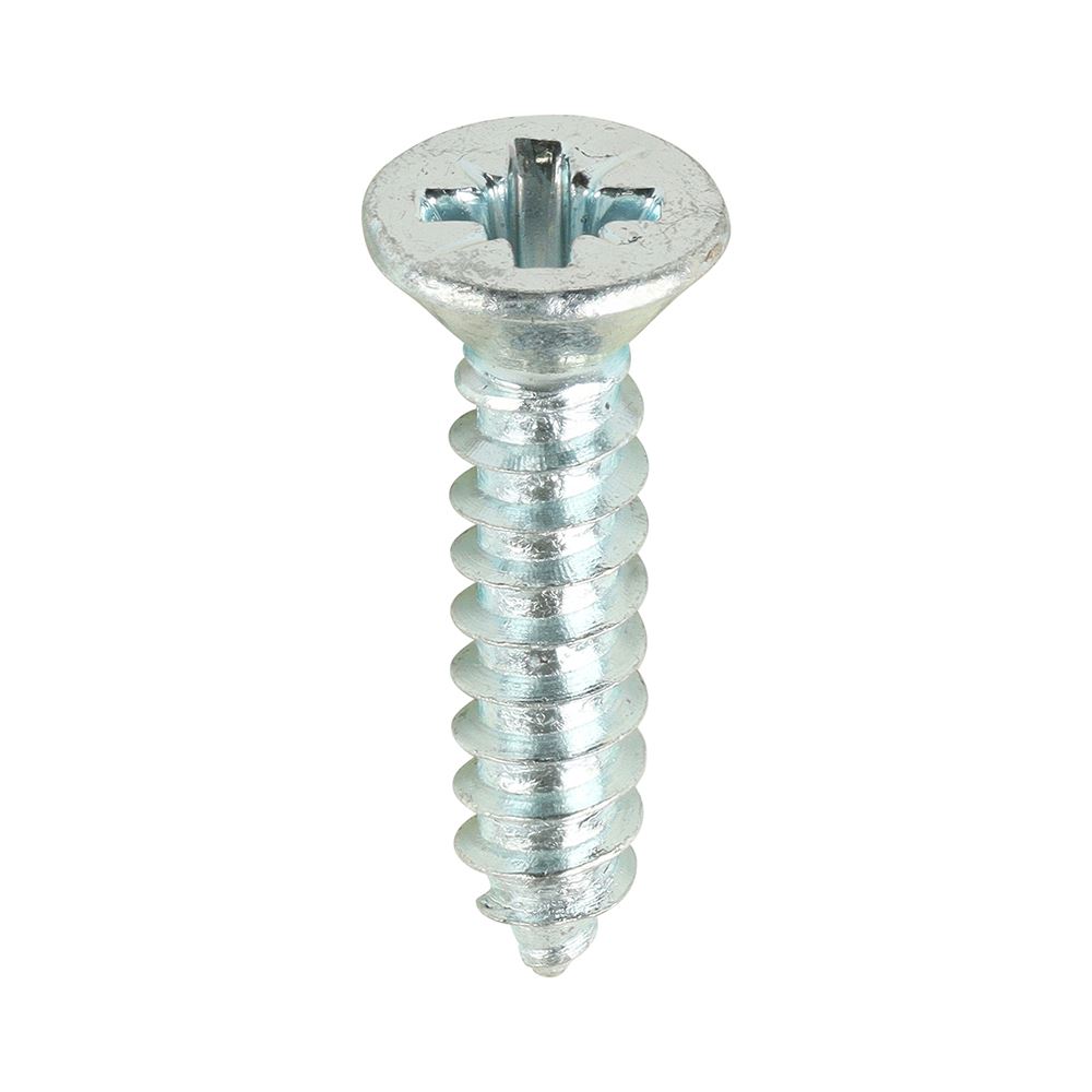 Timco セルフタッピングねじ PZ 皿小ねじ 亜鉛メッキ 8x19mm (200本入り)