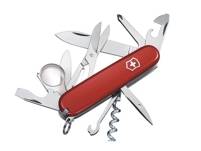 Victorinox Explorer Swiss Army Knife, Red, Blister Pack