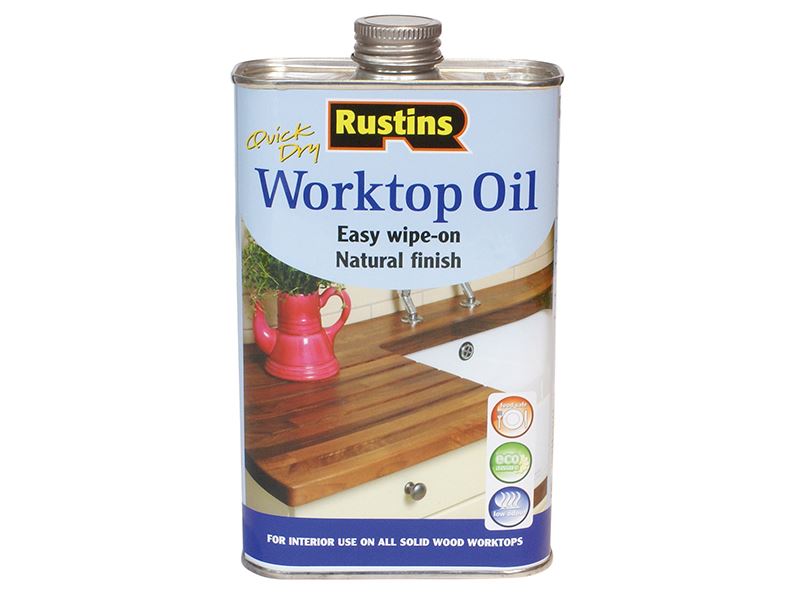 Rustins - Huile pour plan de travail à séchage rapide, 1 litre