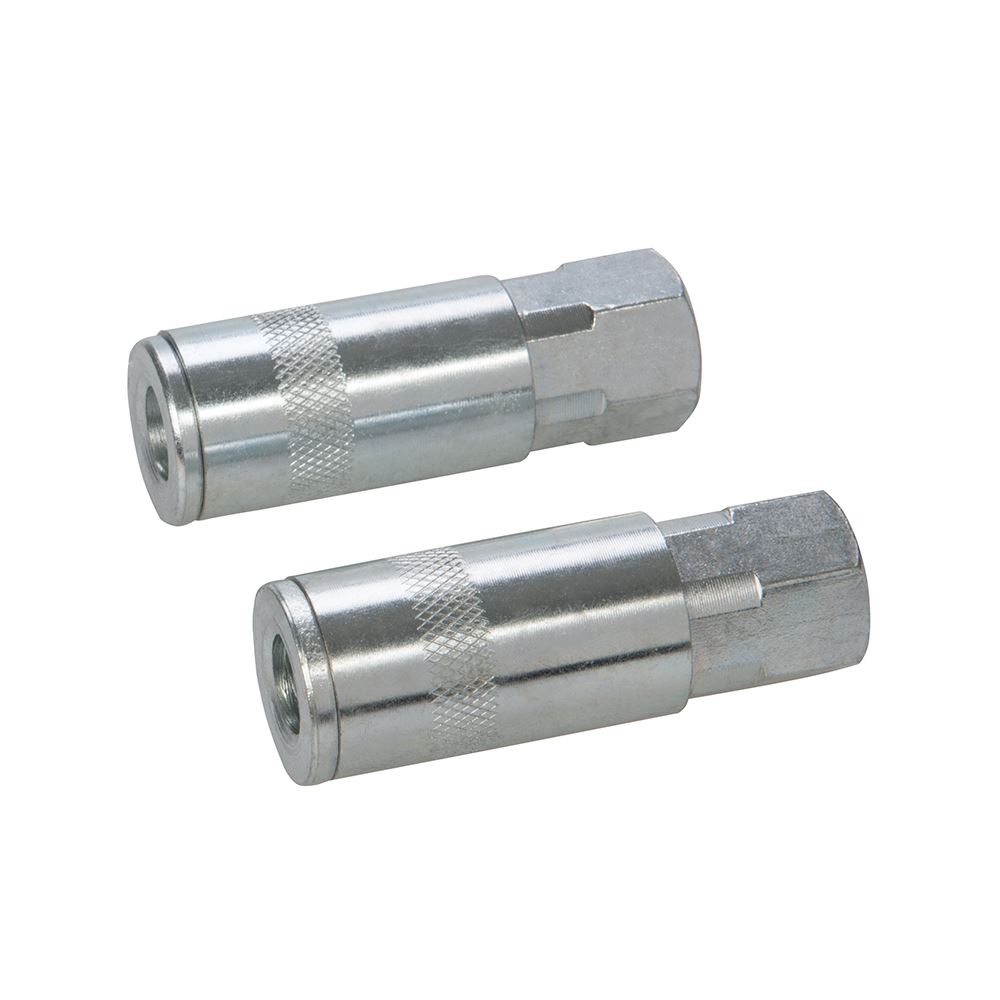 Silverline Air Line Quick Coupler 2pk - 1/4″ BSP