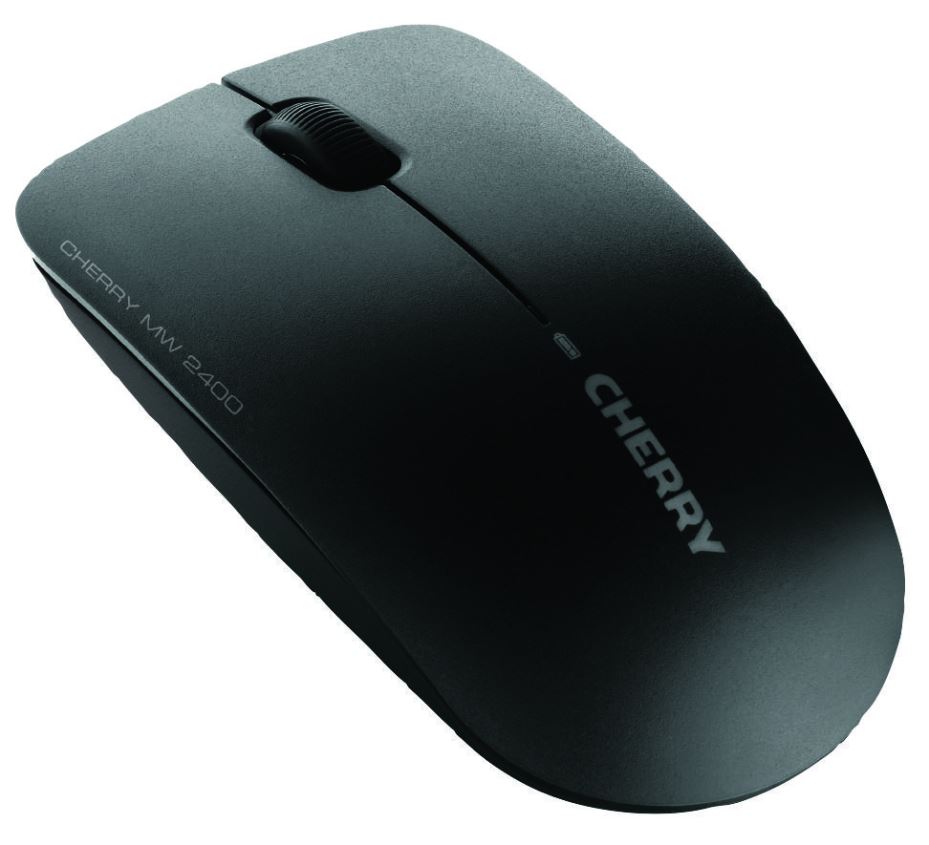 CHERRY MW 2400 Draadloze Muis, Zwart, 1200DPI