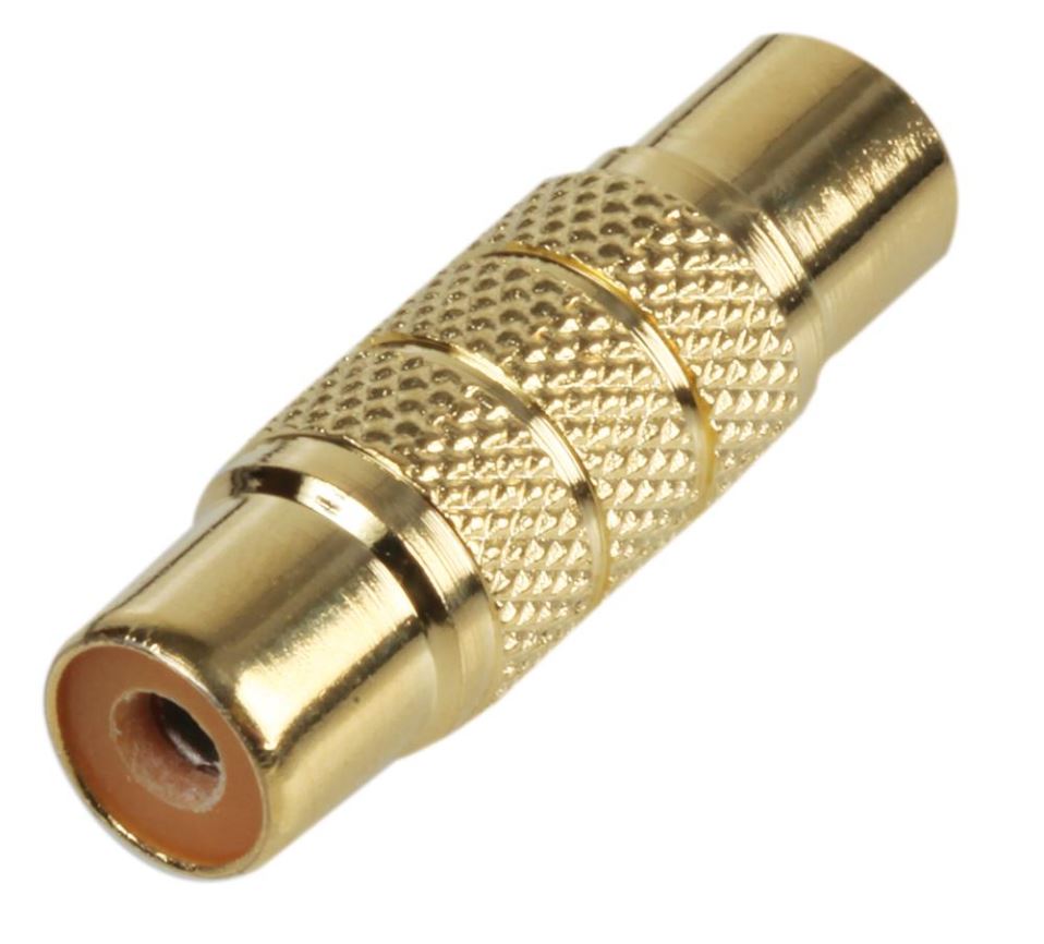 PRO SIGNAL Gold Plated RCA Phono Coupler