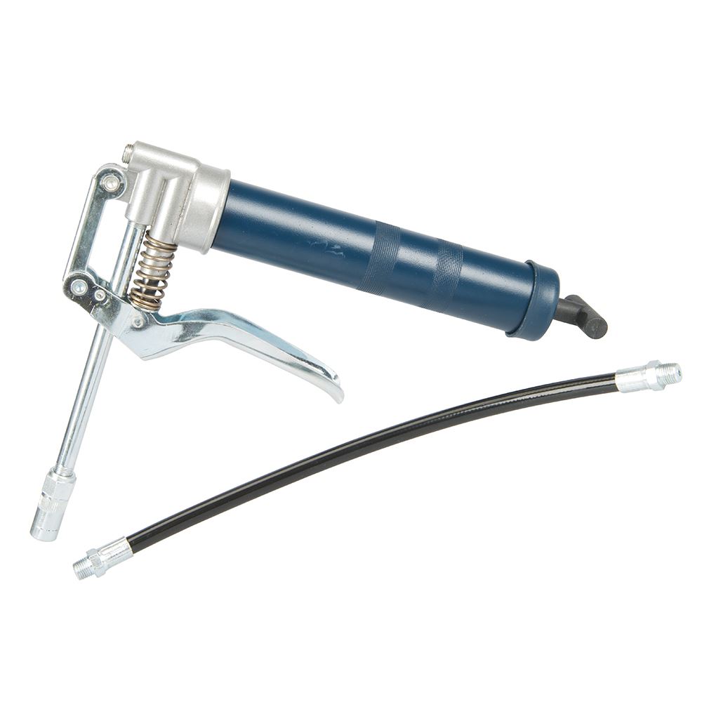 Silverline Mini Grease Gun, 120cc Capacity, Chrome-Plated