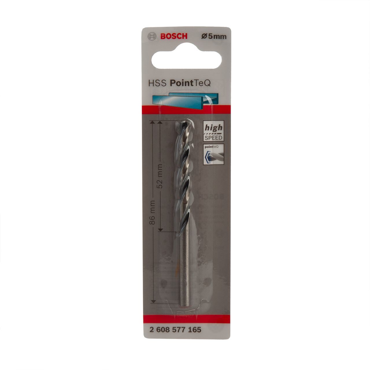 Bosch HSS PointTeQ Twist Drill Bit 5mm for Metal