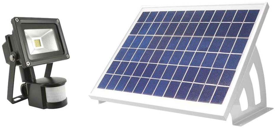 SOLARCENTRE Eco Wedge Solar LED Security Light, 1400lm, PIR, IP67