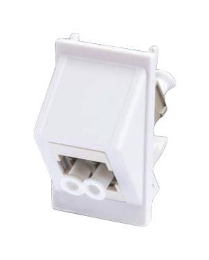 TUK Módulo Fibra Multimodo Angulado LC 25x38 6C, Branco