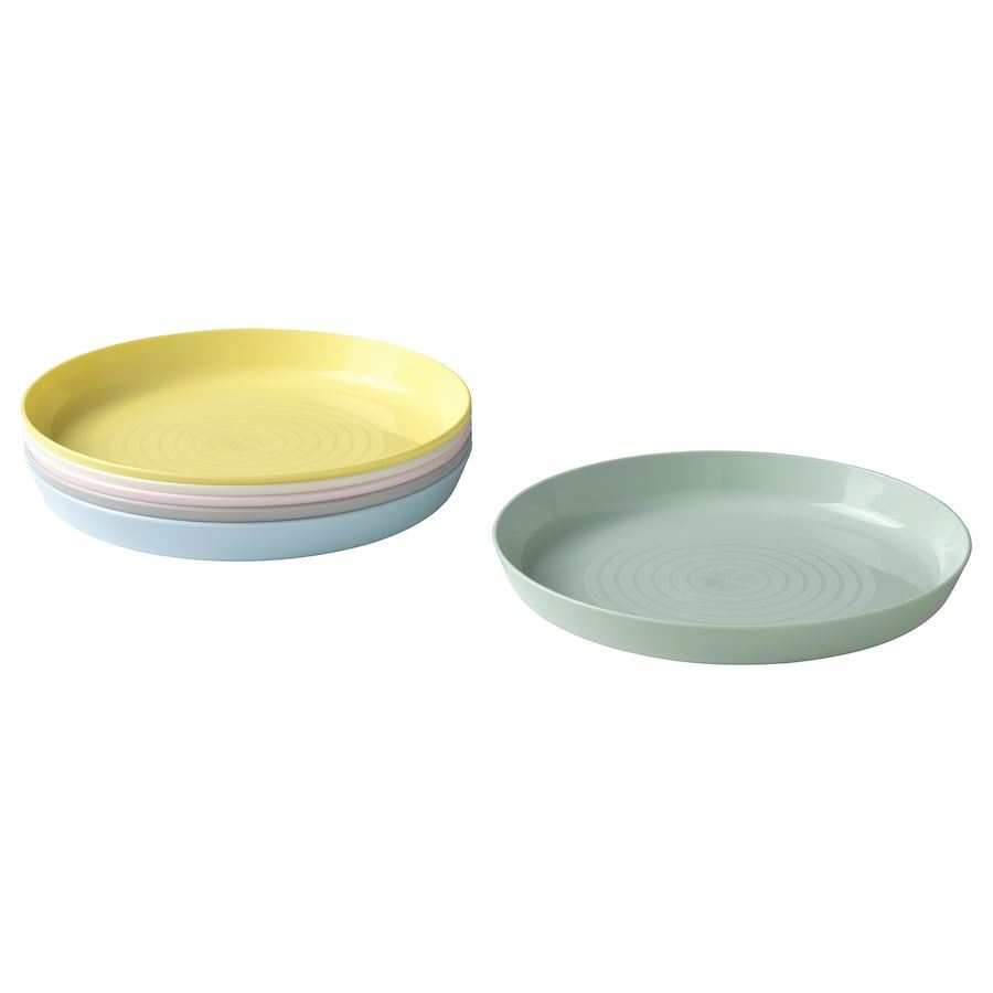 IKEA KALAS Bord, Gemengde Kleuren, 6-Pack