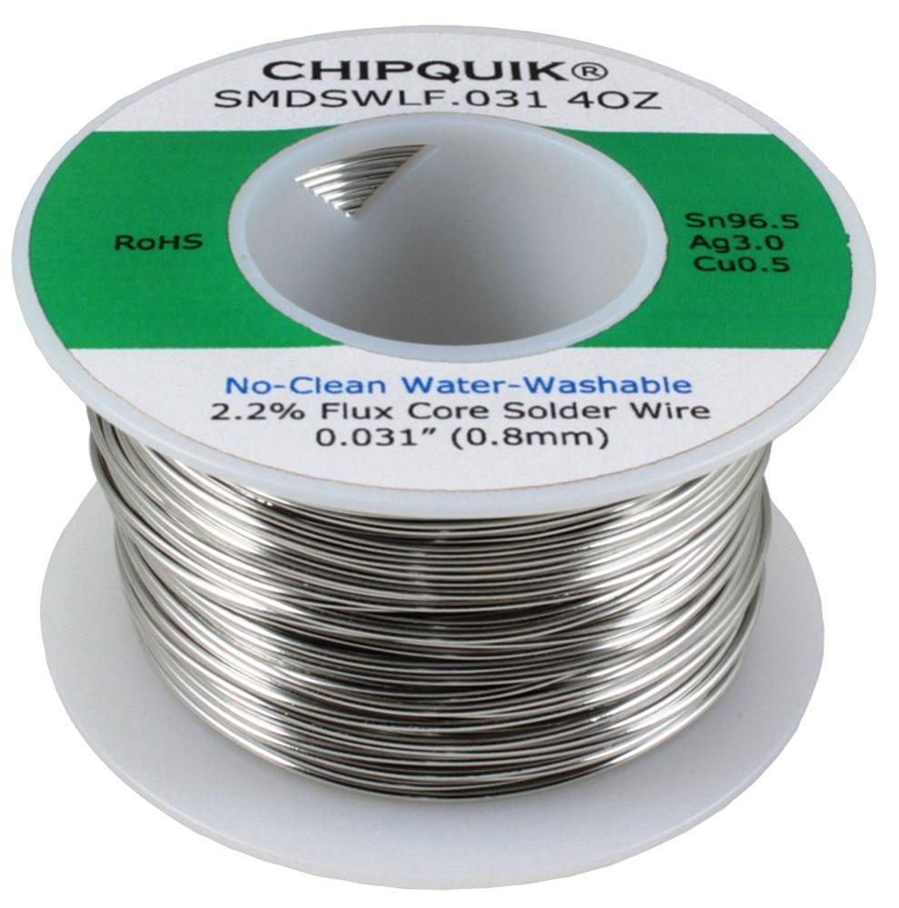 CHIP QUIK No-Clean Lead-Free Solder Wire, 0.8mm, 113g