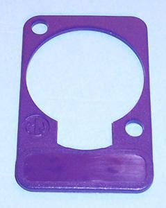 NEUTRIK D-sub Shell Plate, Violet