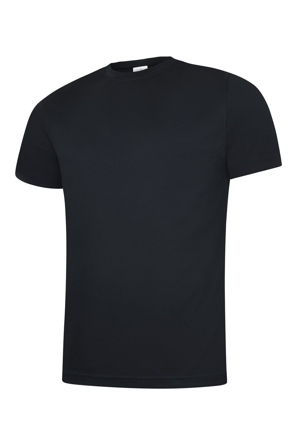 Uneek Ultra Cool T-Shirt - Black, 2XL, 100% Polyester