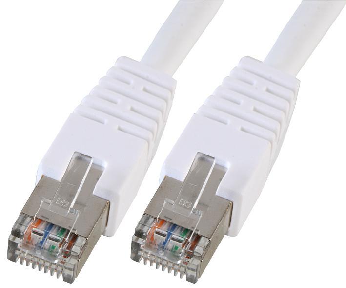 PRO SIGNAL RJ45 naar RJ45 Cat5e S/FTP Ethernet Patchkabel 10m Wit