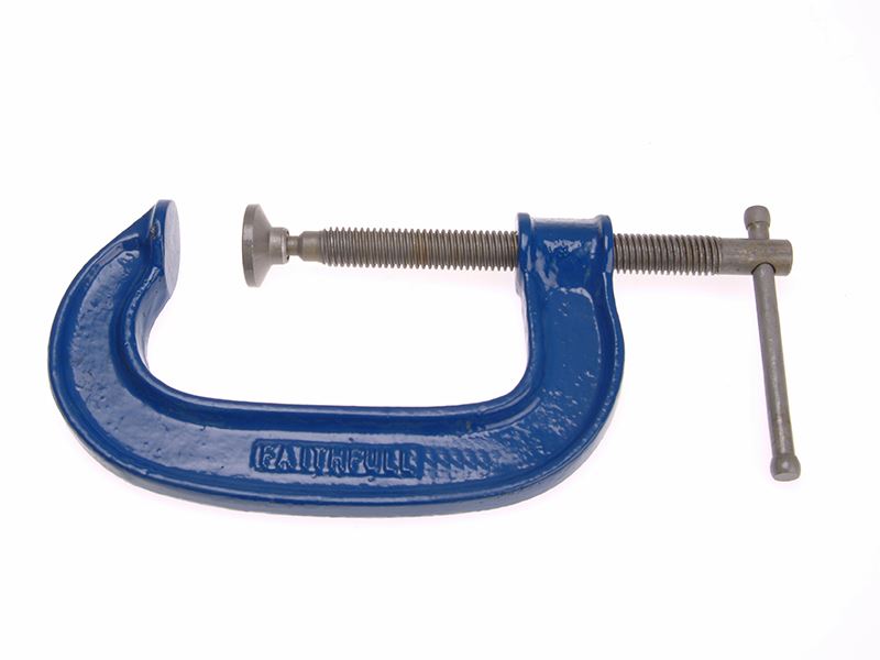 Faithfull Heavy-Duty G-Clamp 100mm (4in), SG Iron