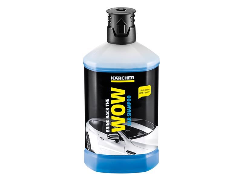 Kärcher 3-in-1 Plug & Clean Car Shampoo, 1 Litre