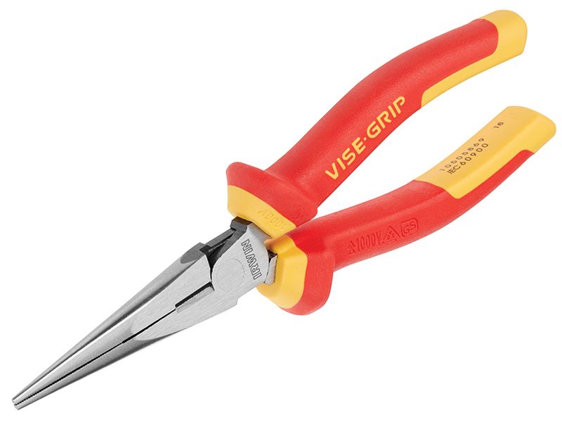 IRWIN Vise-Grip Long Nose Pliers, 200mm, VDE Certified
