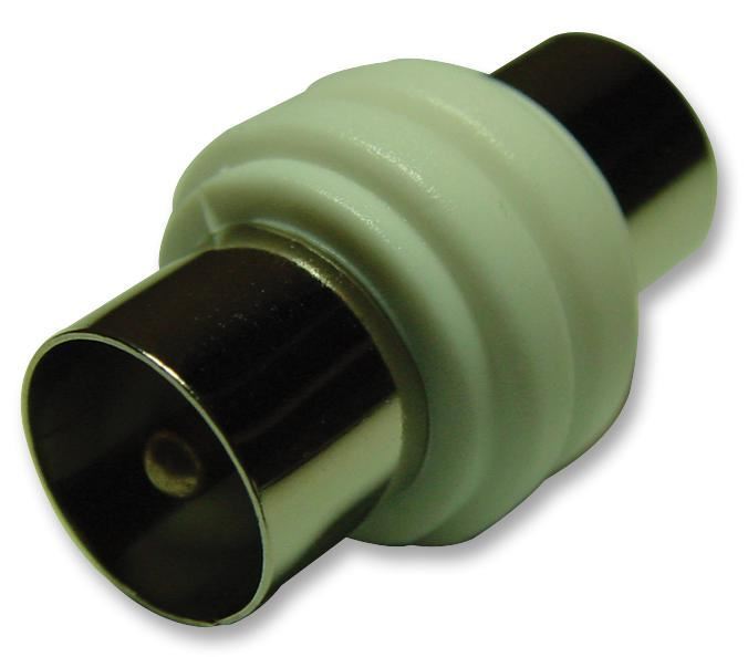 Pro Signal Adaptador Coaxial TV Plug para Plug, 75ohm, Pack de 2