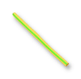 PRO POWER 2:1 Heat Shrink Tubing, 3.2mm x 100m, Green/Yellow