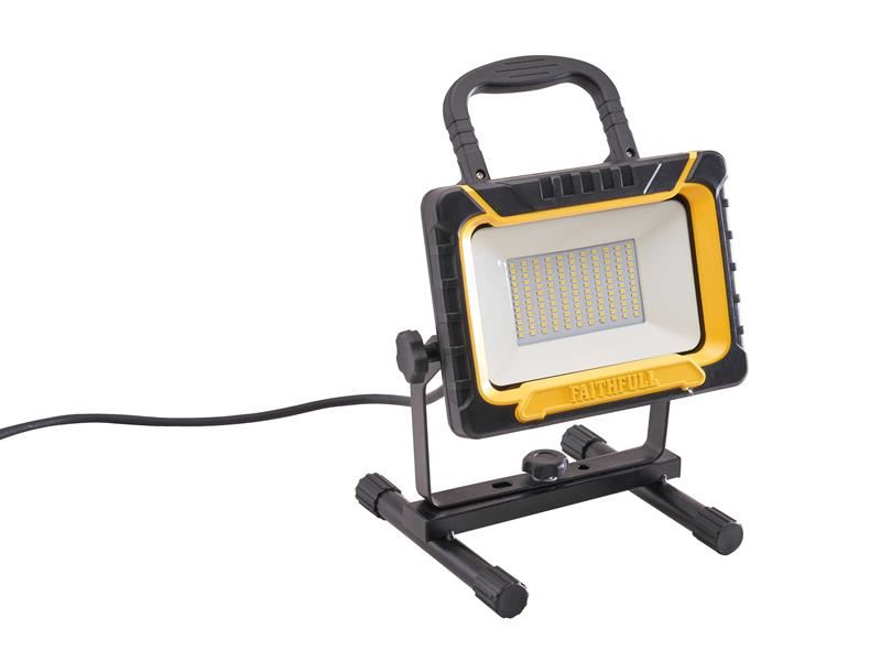 Faithfull Power Plus Safety Sitelight & Tripod, 45W 110V, LED