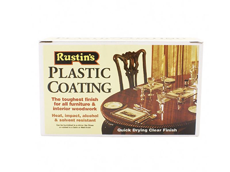 Rustins Plastic Coating Starter Set - Clear Cold Cure Lacquer